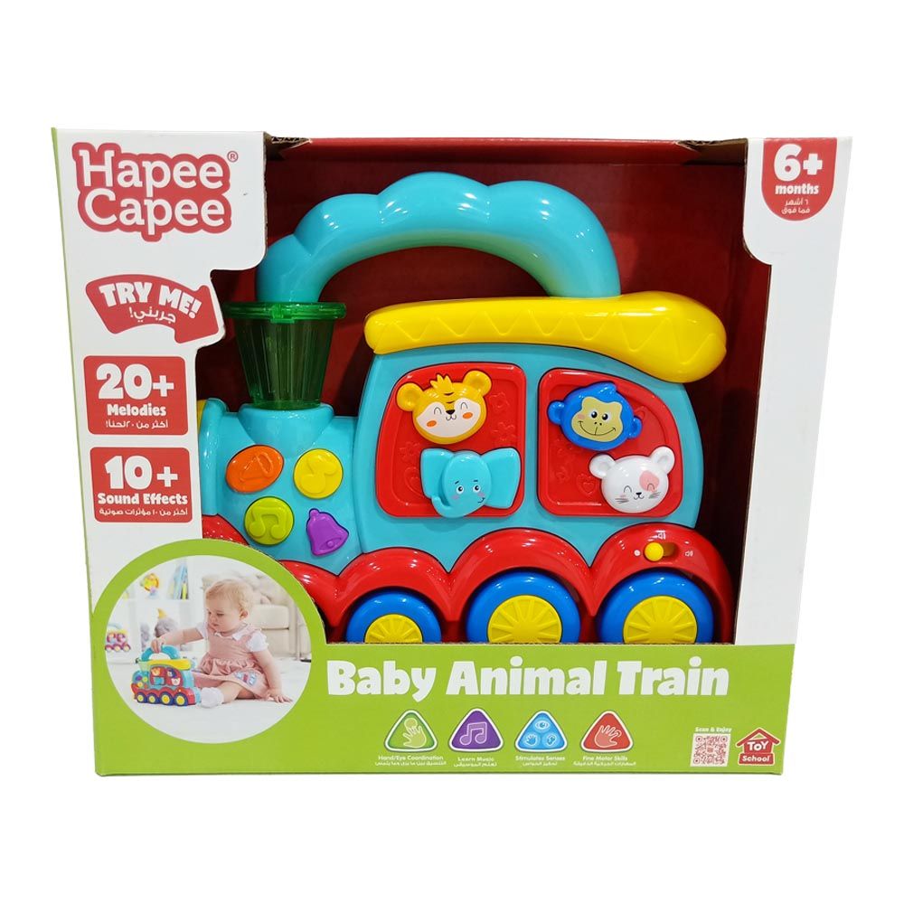 Hapeecapee Baby Animal Train by HapeeCapee for kids - toys