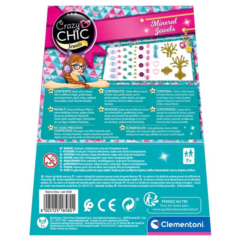 Clementoni Crazychic Mineral Jewel S-Makup-CLEMEN-