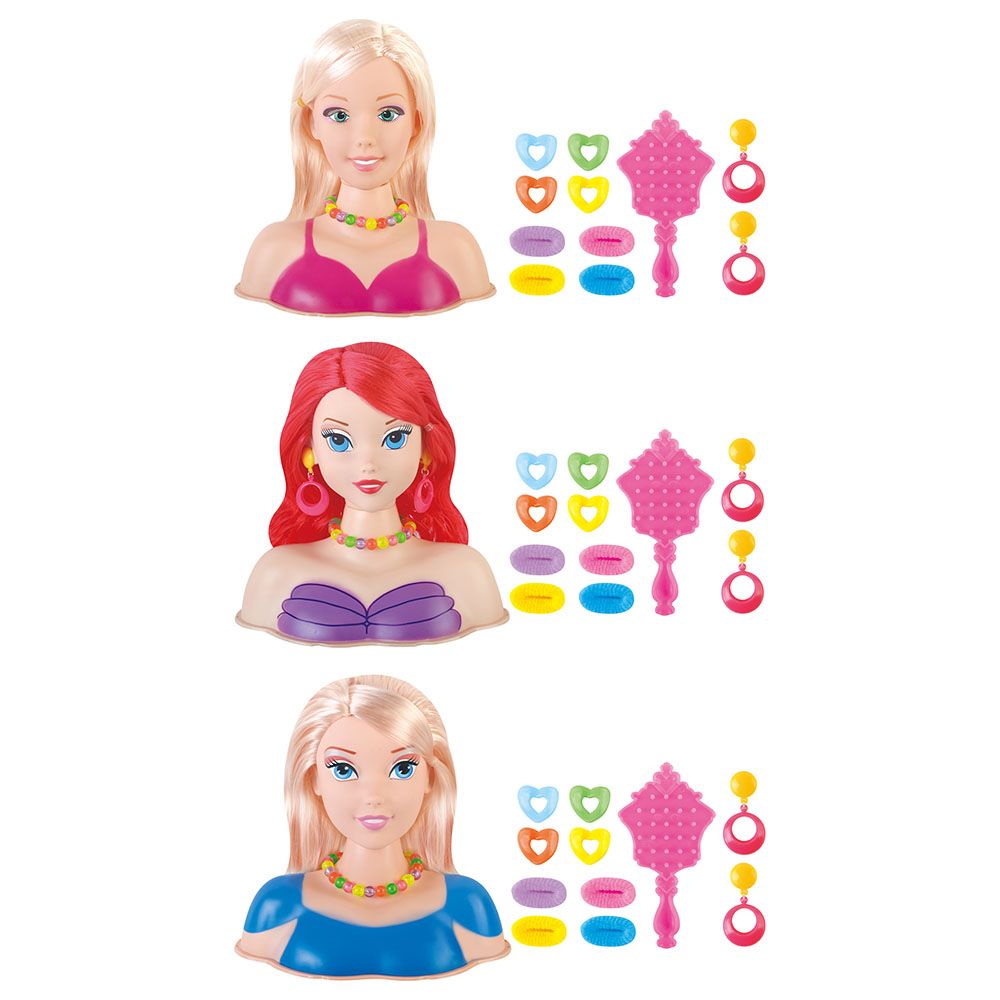 P.Joy Leila Mini Styling Head-Dolls & Accessories-P.JOY-