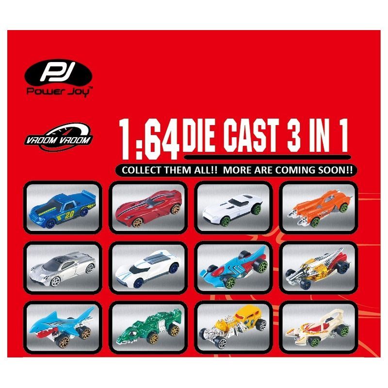 P.Joy V.Vroom Diecast Viperz Block 1/64-Cars & Vehicles-P.JOY-