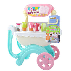 PLAYGO TALKING SCOOPER ICE-CREAM CART B/O - 13 PCS [US IC/SOUND & VOICE]