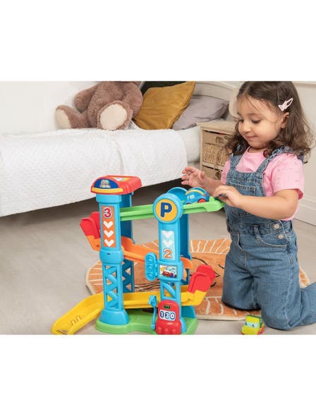 Tiny Teamsterz Tumblers Tumbling Tower With 1 Car