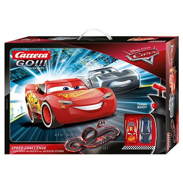 Carrera Licensed Slot Rc Disney Cars Go! Cars Speed Challenge - 4.9 Mts - Lightning & Shadow-CARRERA-4007486624764