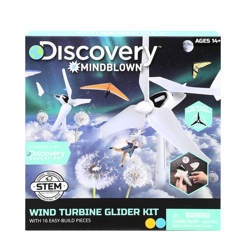 Discovery Kids Diy Wind Turbine Glider Kit-DISCOVERY