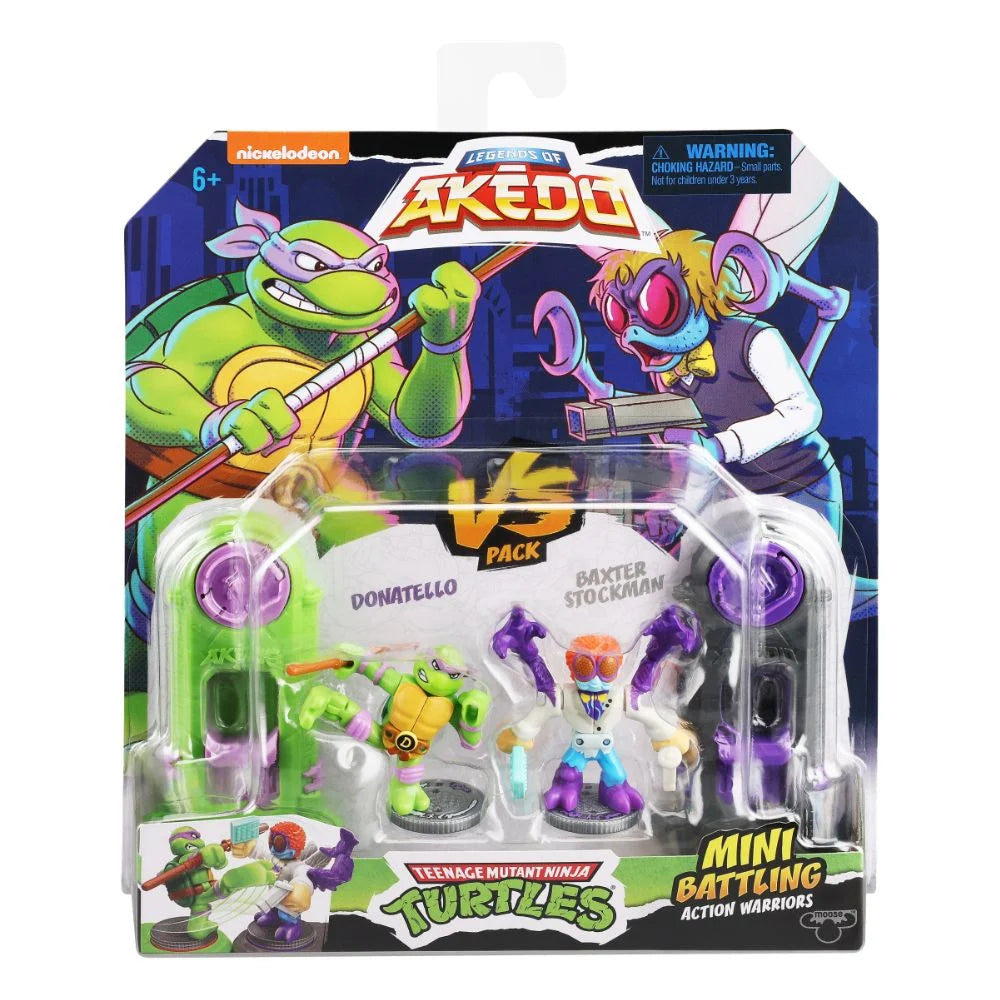 Akedo_Tmnt_S1_Donatello Vs Baxter Stockman by Akedo for kids - toys
