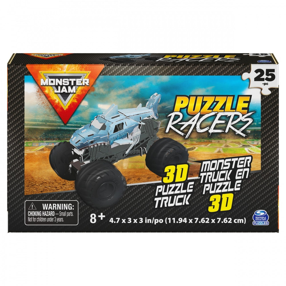 Puzzle Monster Jam 3D Truck Asst.-Games & Puzzles-Spin Master Games-