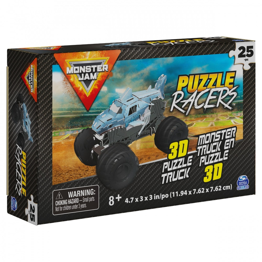 Puzzle Monster Jam 3D Truck Asst.-Games & Puzzles-Spin Master Games-
