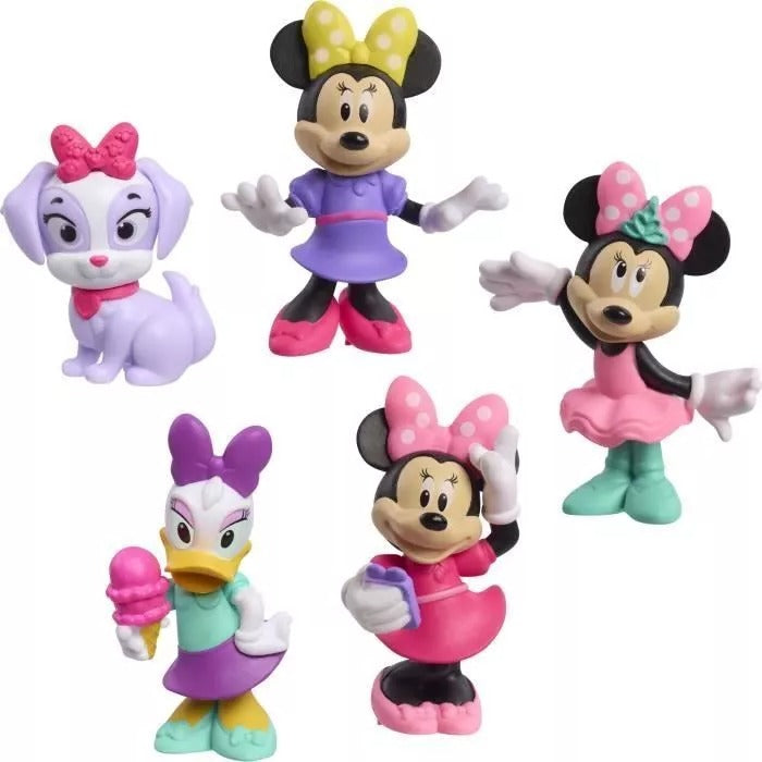 Disney-5 Pack Figures Deluxe Packaging-Dolls & Accessories-Minnie Mouse-886144898549