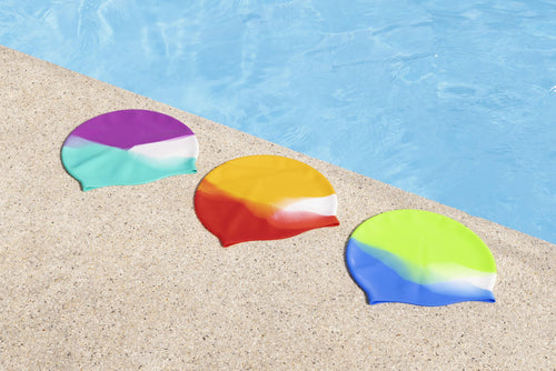 Bestway Hydroswim Lil Color Wave Swim Cap-POOL ACCESSORIES-Bestway-
