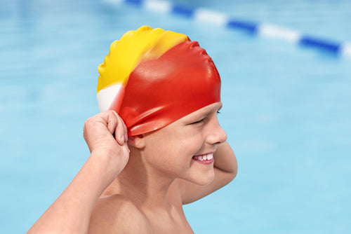 Bestway Hydroswim Lil Color Wave Swim Cap-POOL ACCESSORIES-Bestway-