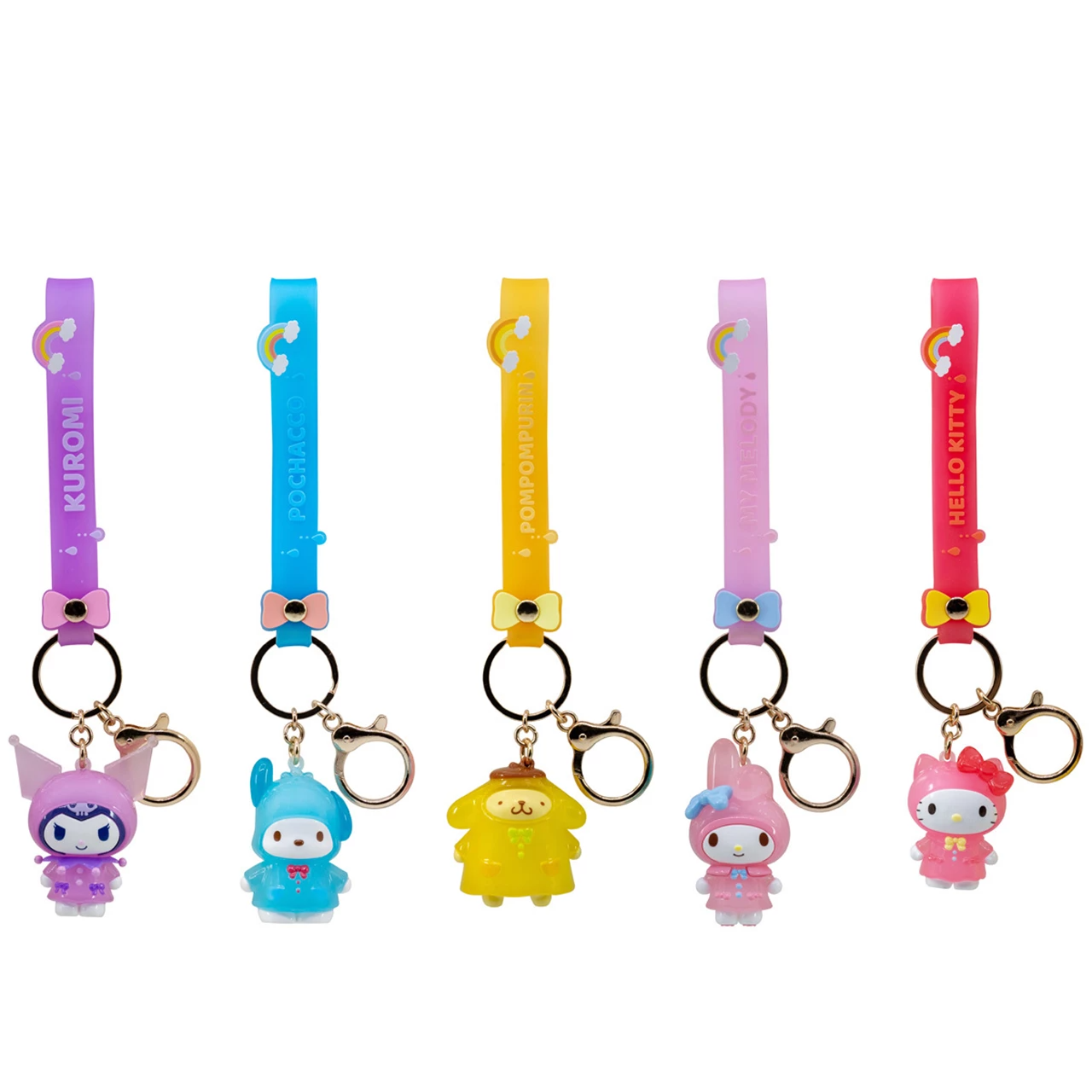Hello Kitty K.Chain Raincoat Pdq12 (Assorted - Includes 1)-Dolls & Accessories-MAXX-