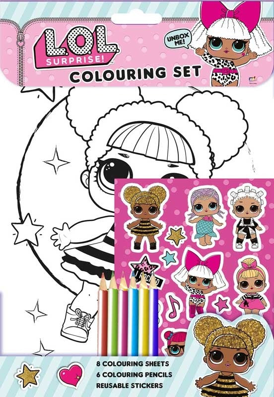 Lol Surprise Colouring Set-Generic Lines-9781788240697