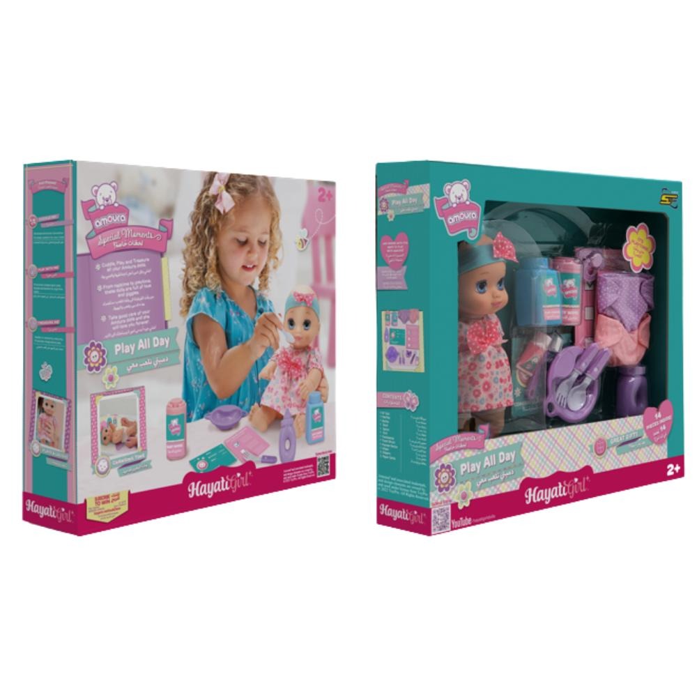 Baby Amoura Play All Day Doll 10-TOYPRO