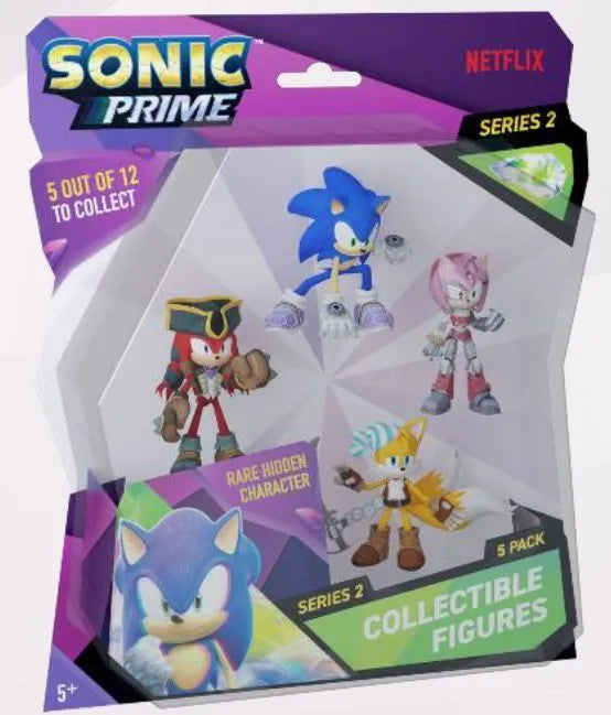 Sonic Figure Blister 5Pack 3Asst-Action Figures-PMI-810128421577