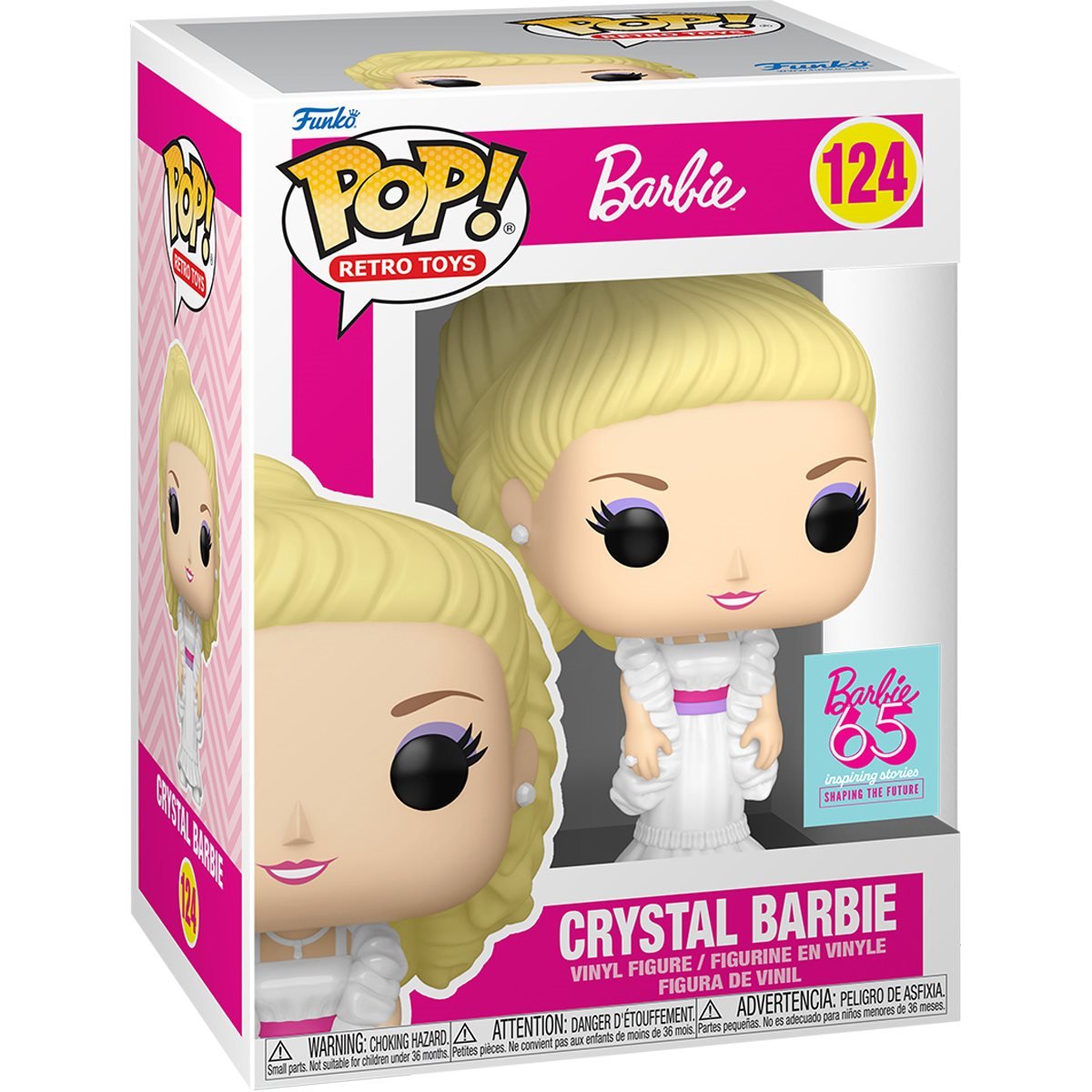 Pop! Movies: Retro Toys - Crystal Barbie (Pearl.)-Funko Pop!-889698751582