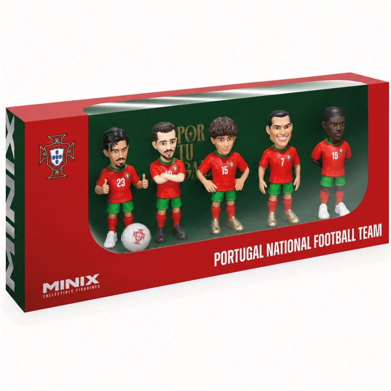 Portugal National Team - Minix Football Figures 5-Pack | Official Collectible