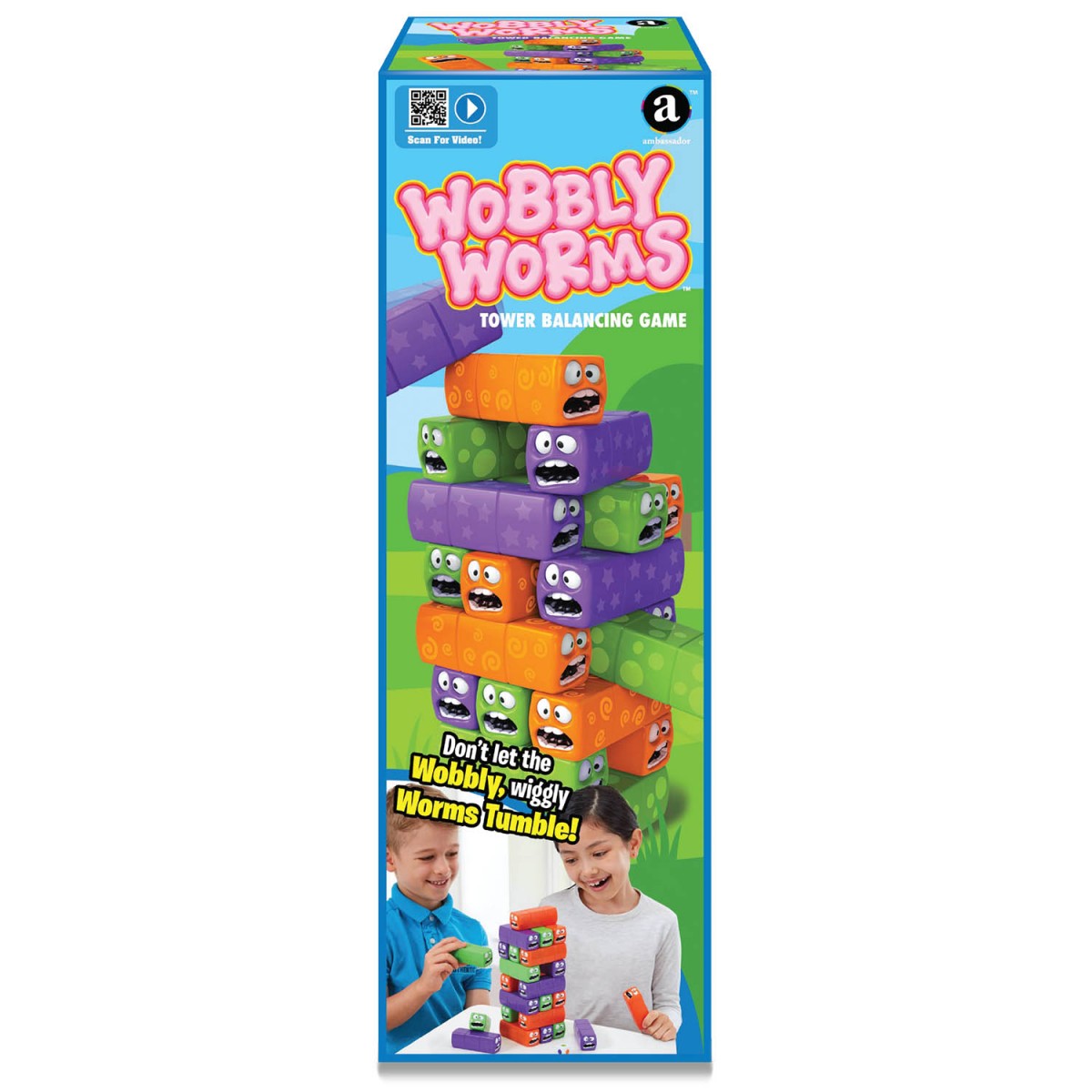 Wobbly Worms - Tower Balancing Game-Merchant Ambassador-4897049301665