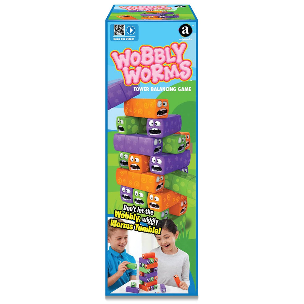 Wobbly Worms - Tower Balancing Game-Merchant Ambassador-4897049301665