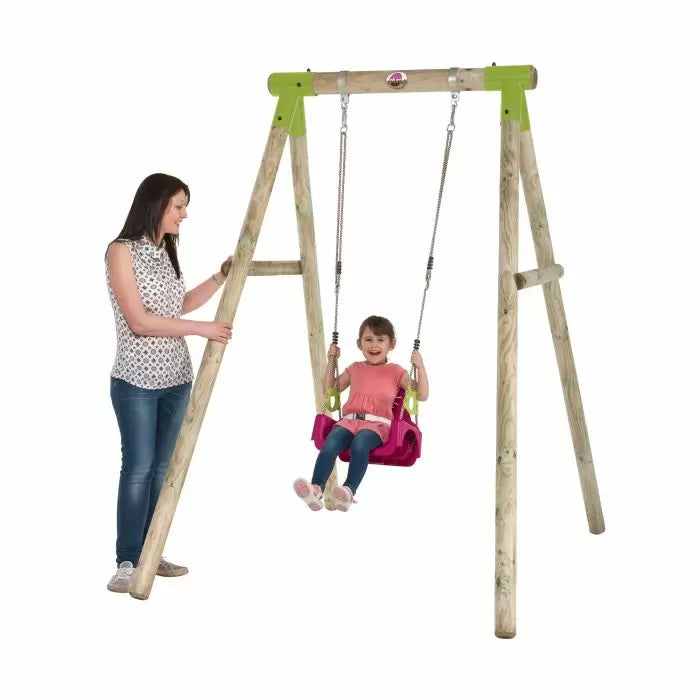 Plum® Quoll Wooden Swing Set-Plum-5036523049993
