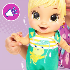 Baby Alive E9427 Baby Gotta Bounce Doll Blonde Hair-BABY ALIVE