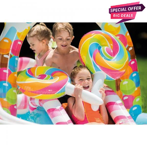 Intex Pool With Slide-INTEX