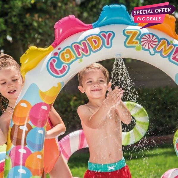 Intex Pool With Slide-INTEX