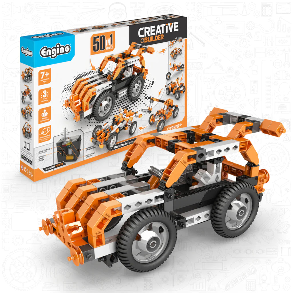 Engino Creative Builder Motorized - 50 Multi Model Set-ENGINO