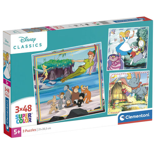 Clem. Puzzle Disney Classics 3X48Pcs