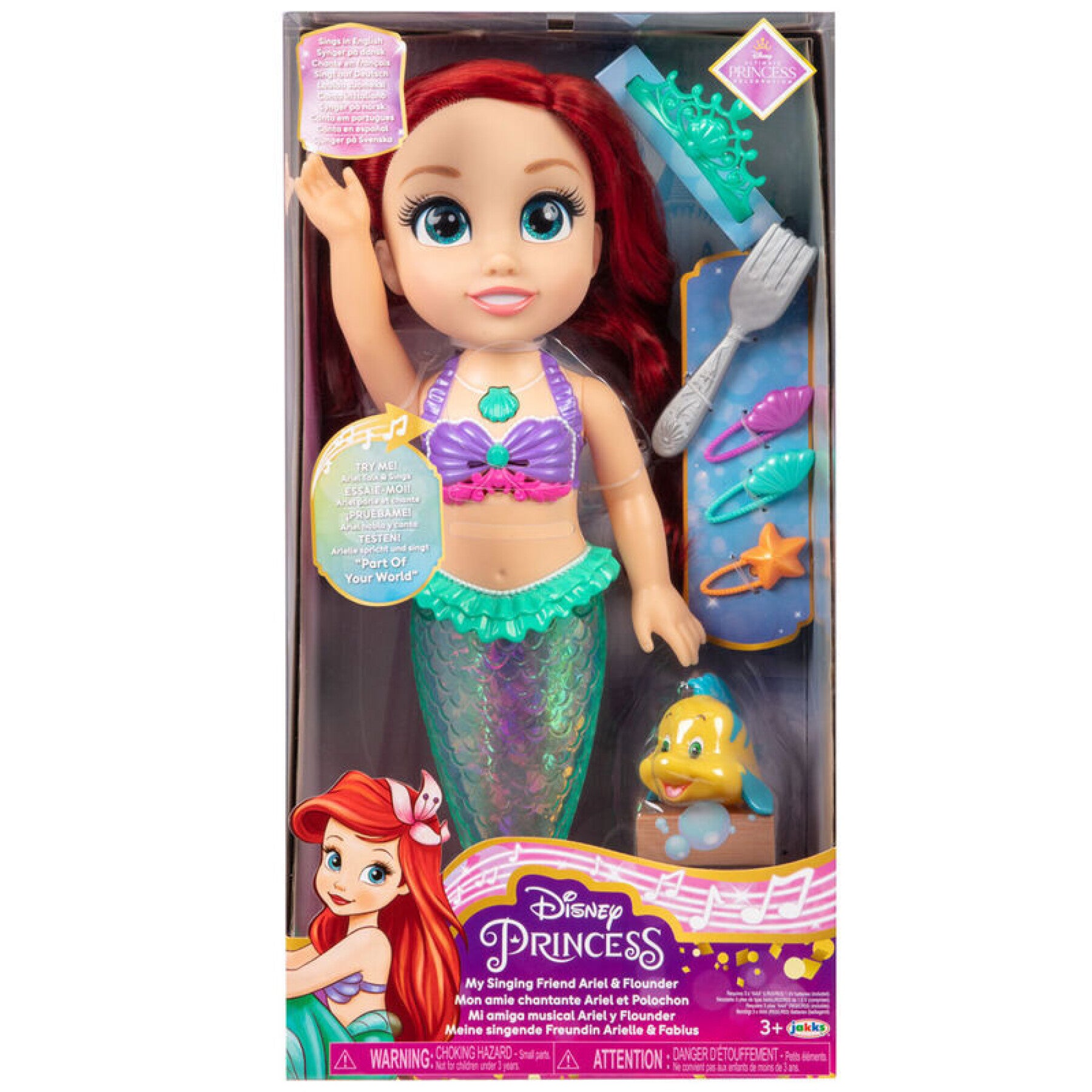 Disney Princess Doll Ariel Sin. Friend 14B/O - Dolls & Accessories - JAKKS - Shop in Bahrain