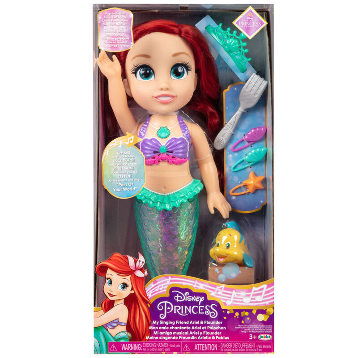 Disney Princess Doll Ariel Sin. Friend 14B/O - Dolls & Accessories - JAKKS - Shop in Bahrain