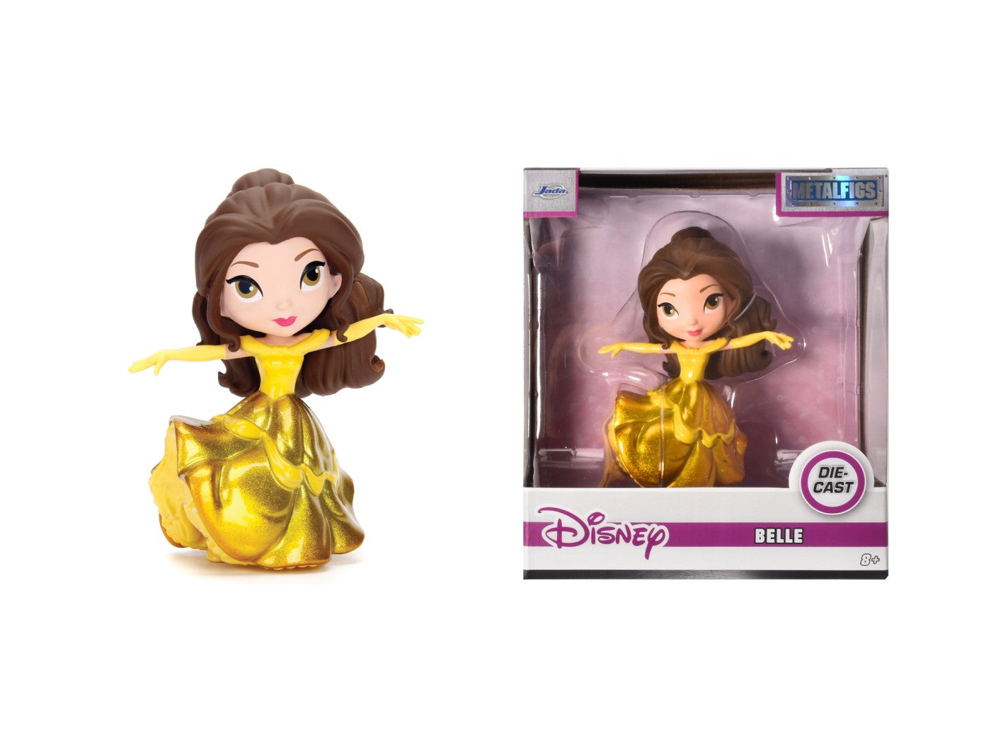 Disney Princess Gold Gown Belle 4Figure-JADA-4006333079696