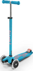 Maxi Micro Deluxe Aqua Led-Ride-On & Scooters-Micro-7630053523060
