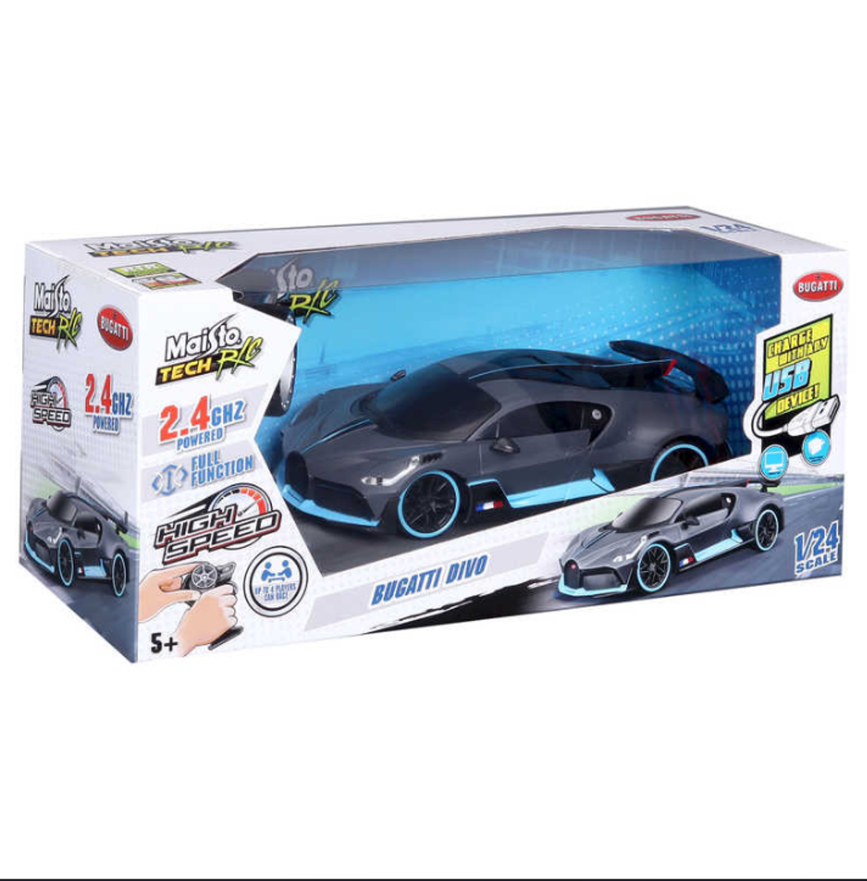 1/24 Premium- Bugatti Divo (Usb Ver.) 2.4 Ghz (Inc-Maisto-90159823339