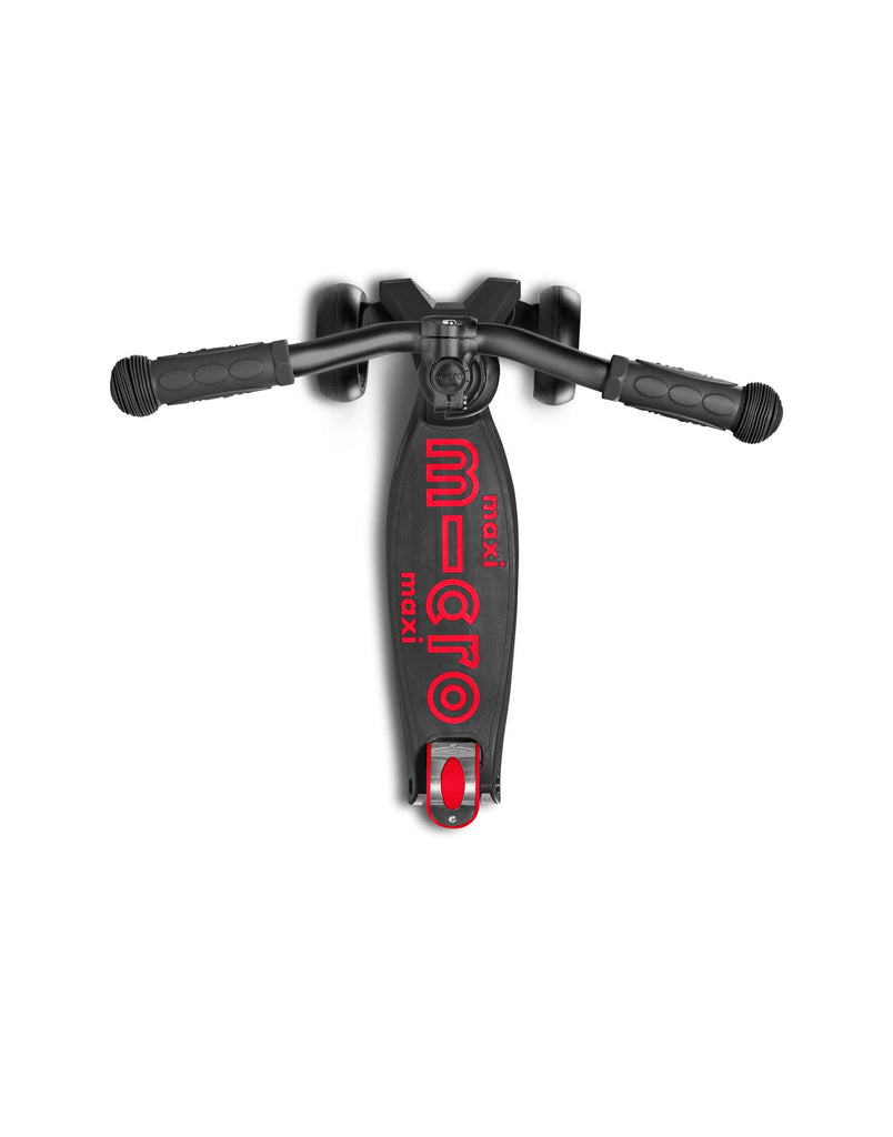 Maxi Micro Deluxe Pro Black/Red-Ride-On & Scooters-Micro-7630053529536