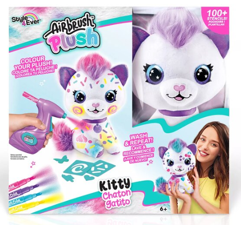 Airbrush Plush - Kitty by CANAL TOYS for kids - toys