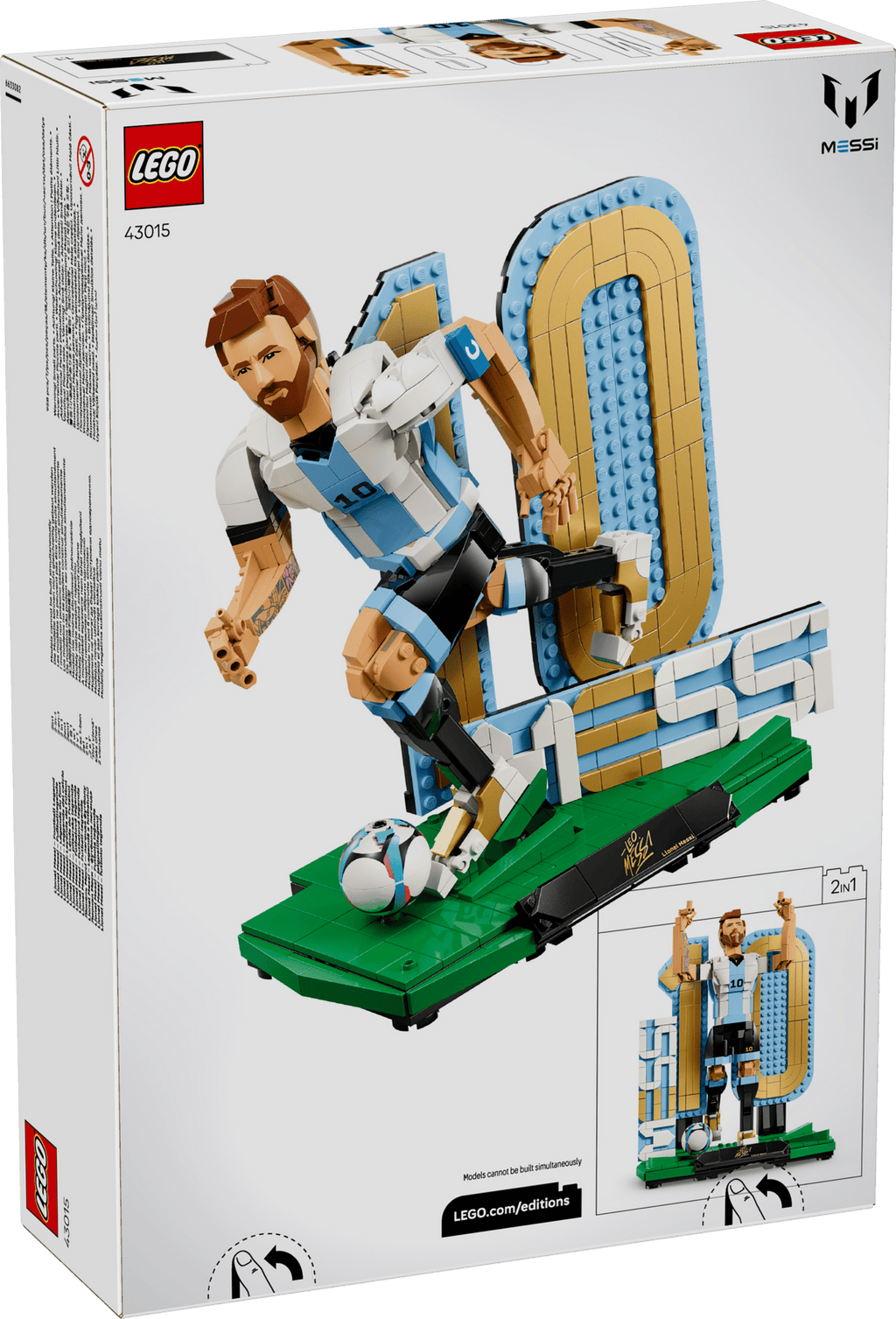 Lego Editions Lionel Messi Soccer Legend 43015 with 958pcs