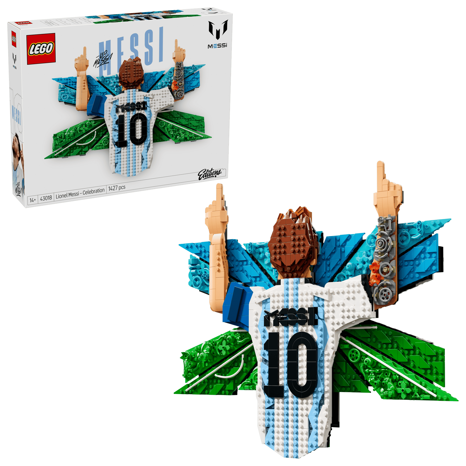 Lego Editions Lionel Messi Celebration 2026 with 1427pcs
