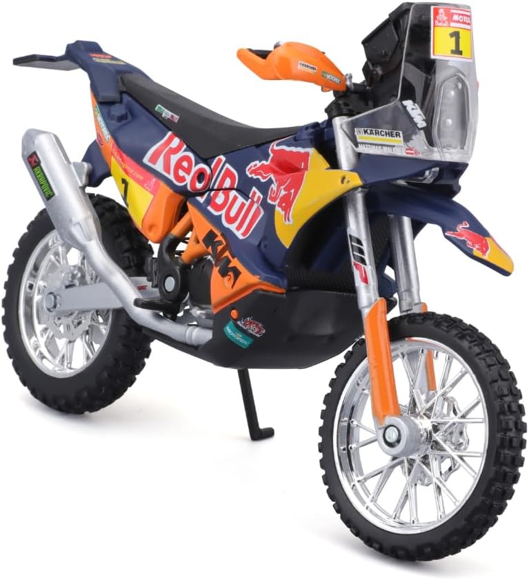 1/18 Red Bull Ktm Motorcycle 12 Pcs / Disp (4893993510702)-Bburago-4893993510702