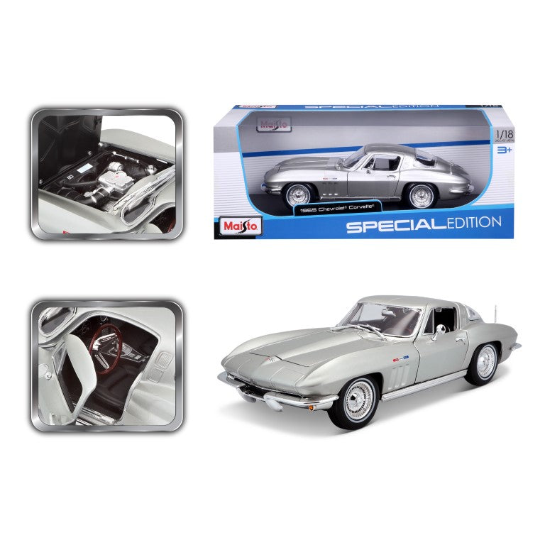 1:18 Se (A)-1965 Chevrolet Corvette-Maisto-90159316404