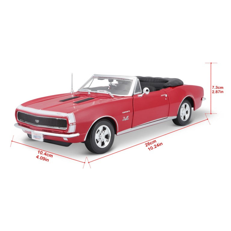 1:18 Se (A)-1967 Chevrolet Camaro Ss 396 Convertib-Maisto-90159316848