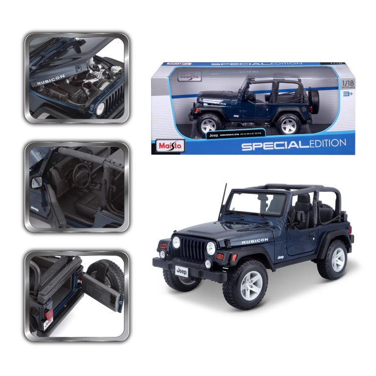 1:18 Se (A)-Jeep Wrangler Rubicon-Maisto-90159316633