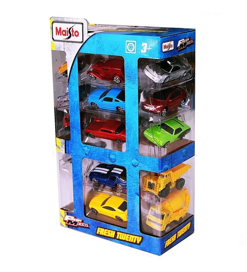 Fm Maisto 20 Pc Vehicle Pack by Maisto for kids - cars