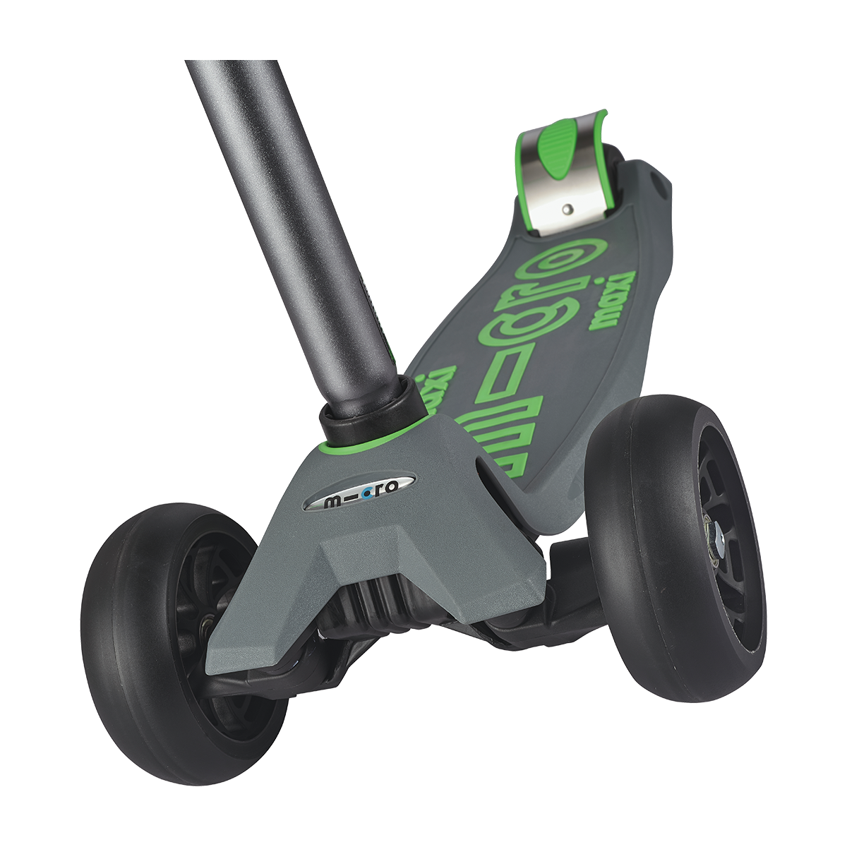 Maxi Micro Deluxe Pro Grey/Green-Ride-On & Scooters-Micro-7630053529574
