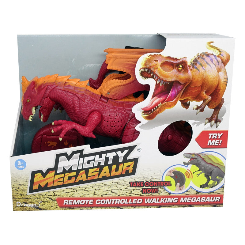 Mighty Megasaur Remote Control Dragon - Roars And Walks-MEGASAUR