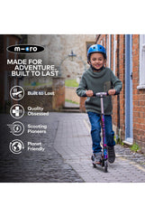 Micro Sprite Blue Stripe Led-Ride-On & Scooters-Micro-7630053530983