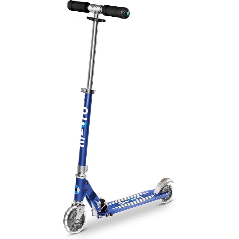 Micro Sprite Blue Stripe Led-Ride-On & Scooters-Micro-7630053530983