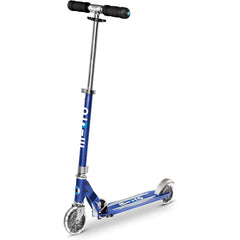 Micro Sprite Blue Stripe Led-Ride-On & Scooters-Micro-7630053530983