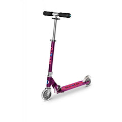 Micro Sprite Purple Stripe Led-Ride-On & Scooters-Micro-7630053531034