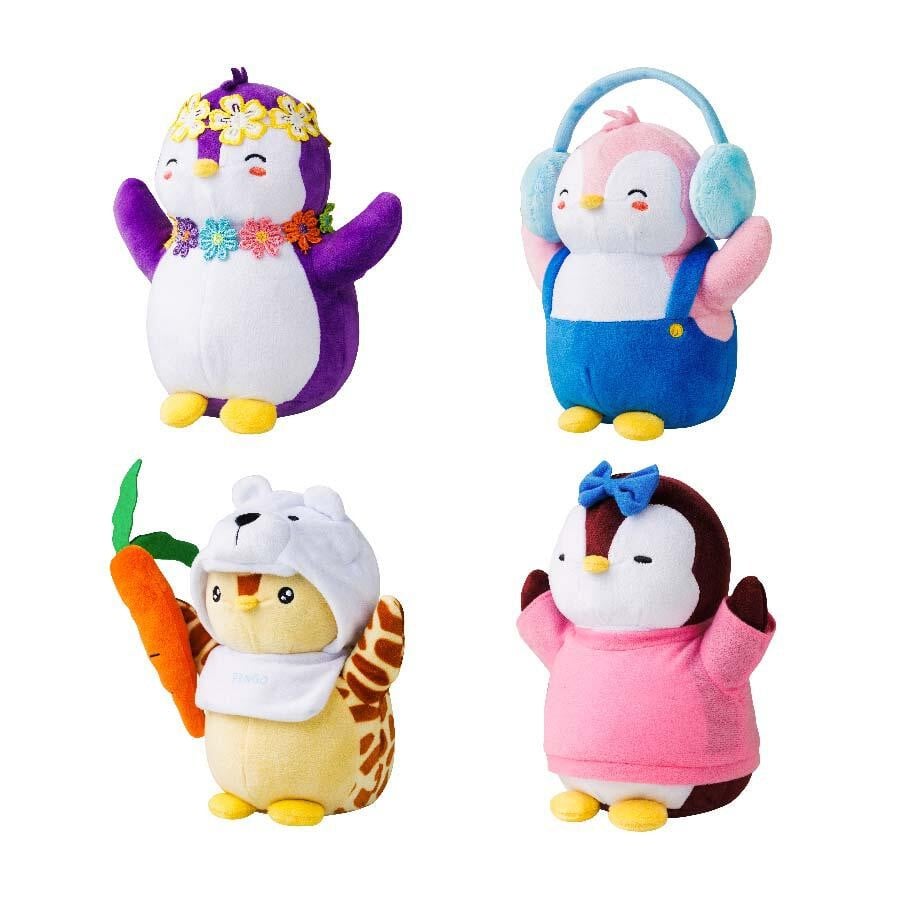 Pp Nft Plush Buddies 7.8" Asst. 4 Cdu(Assorted - Includes 1)-Animal Figures-Pudgy Penguins-7290117585207