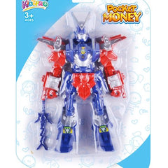 Kidz. Robot W/ Light 2Asst Bc B/O-KIDZPR